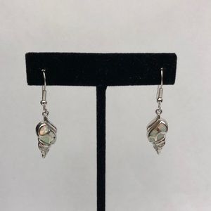 Sterling Silver Mother of Pearl Earrings